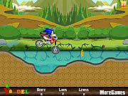 Флеш игра онлайн Соник Мото Приключения / Sonic Moto Adventure